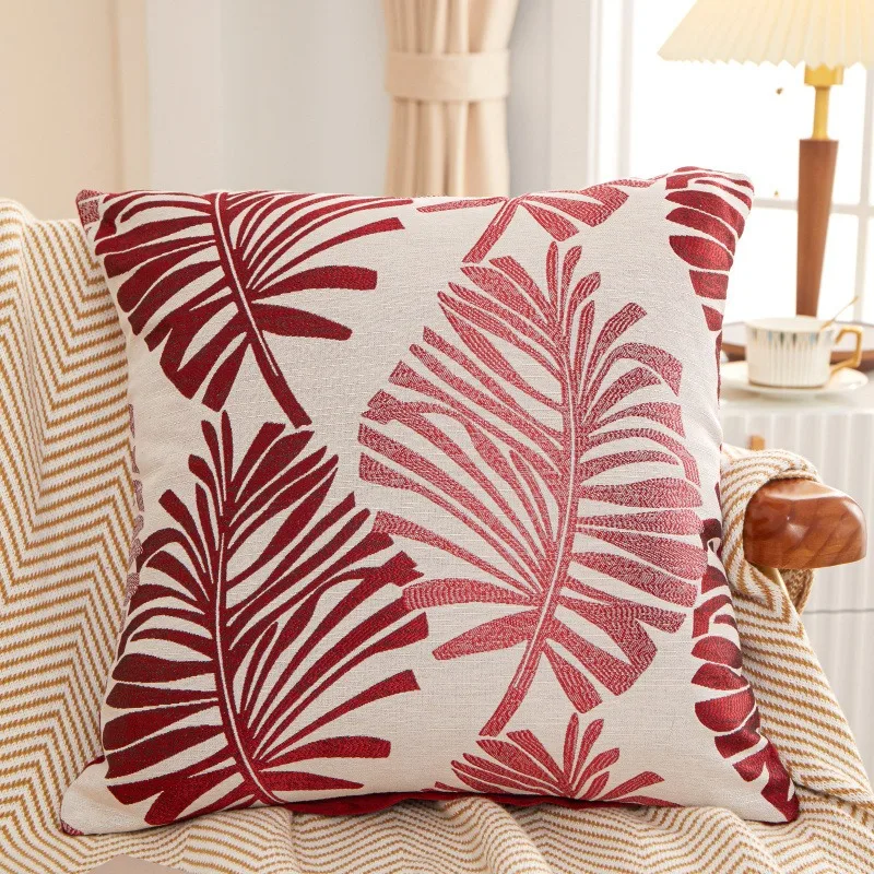 Palmira - Palmboom Linnen Kussenhoes 45x45cm - Image 4