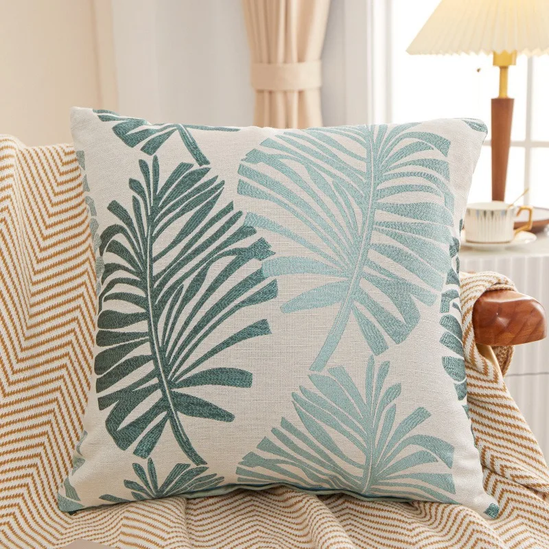 Palmira - Palmboom Linnen Kussenhoes 45x45cm - Image 5