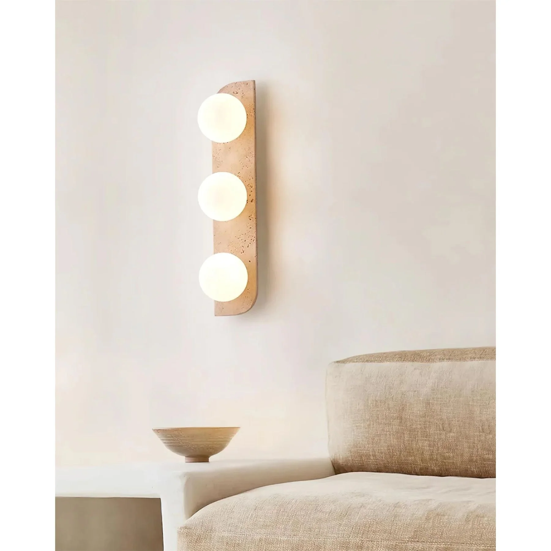 Pelluno – Travertin Wandlamp - Image 7