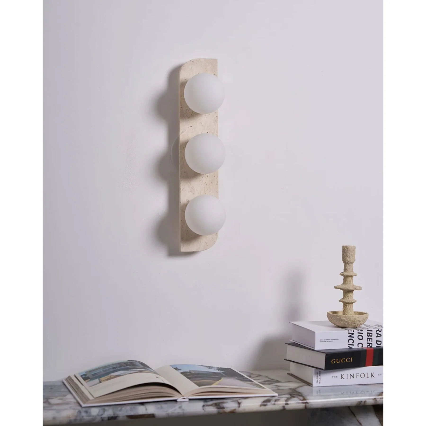 Pelluno – Travertin Wandlamp - Image 8
