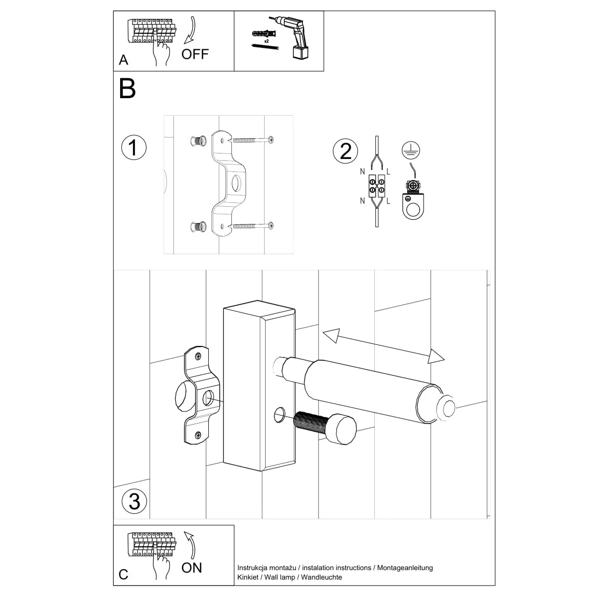 Piora - Verstelbare Witte Wandlamp - Image 8