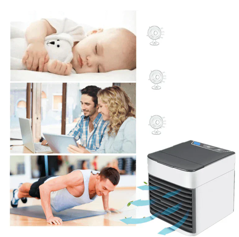 Rendio - USB Mini Luchtkoeler Met Watertank En Ventilator - Image 3