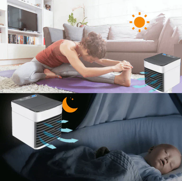 Rendio - USB Mini Luchtkoeler Met Watertank En Ventilator - Image 6