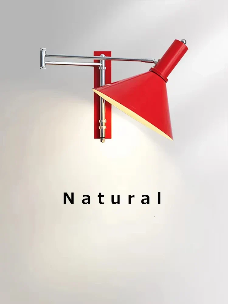 Revillo – Bauhaus Draaibare Wandlamp Met Stekker Opvouwbaar LED - Image 4