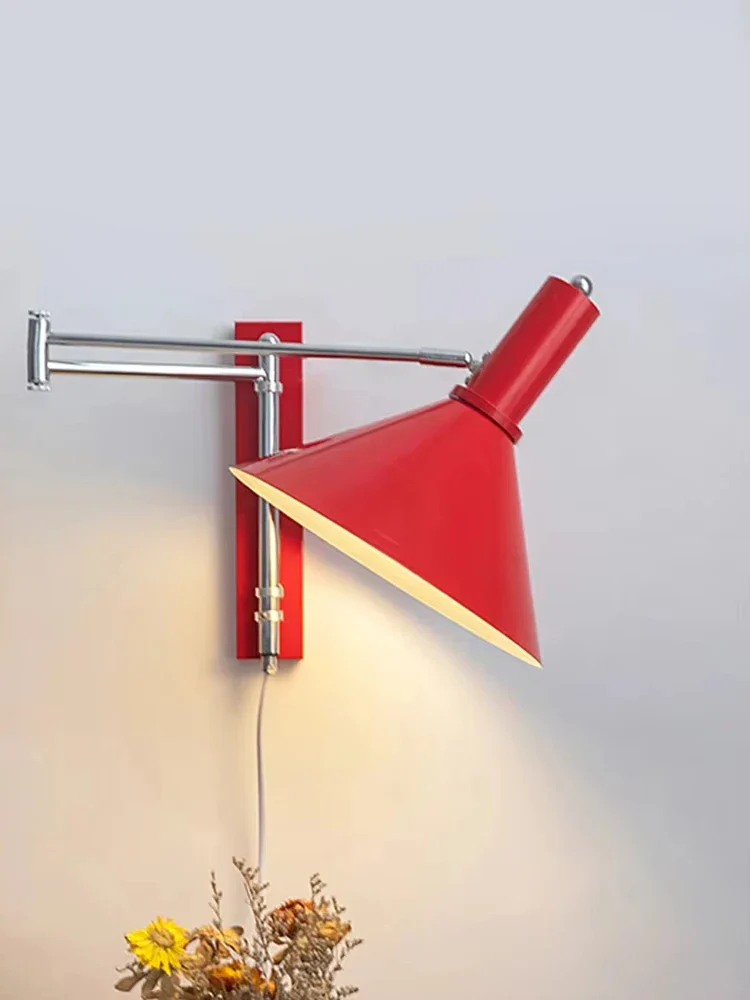 Revillo – Bauhaus Draaibare Wandlamp Met Stekker Opvouwbaar LED - Image 7