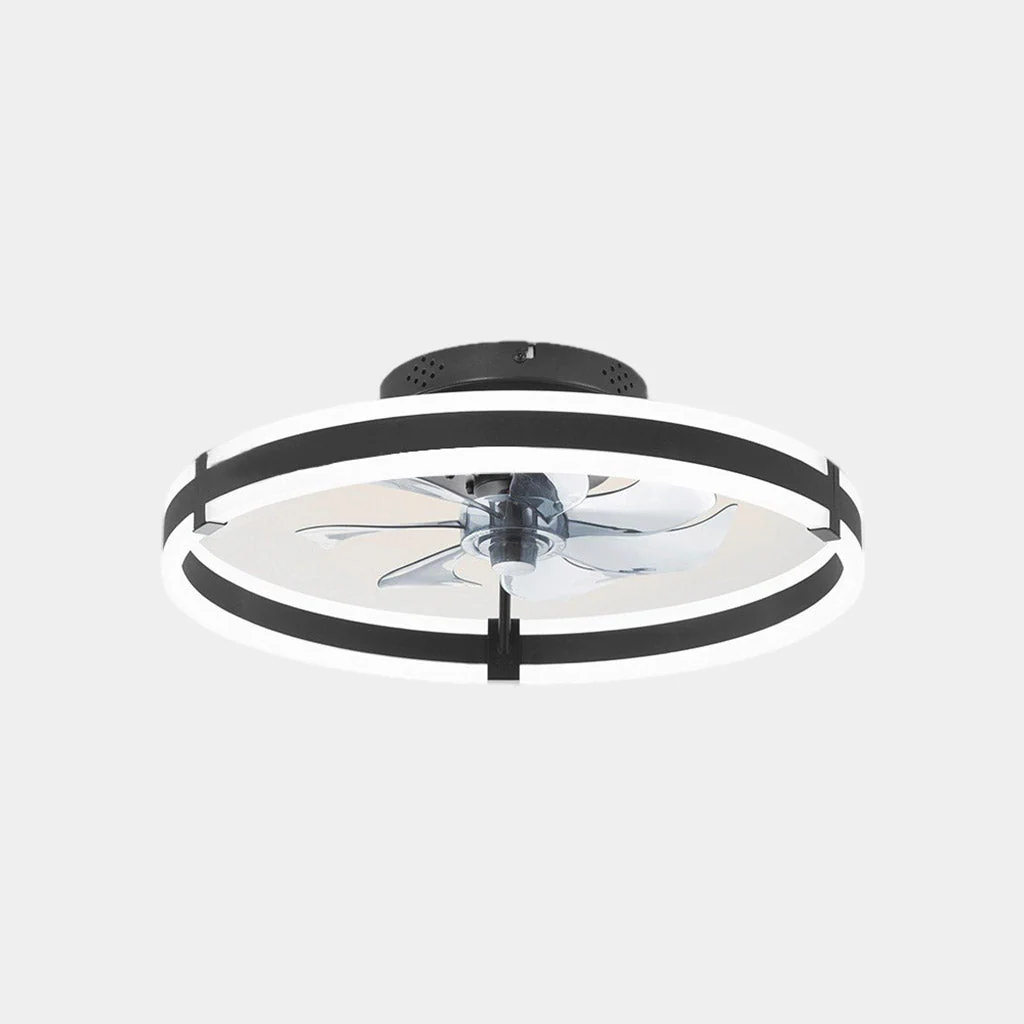 Revio - Ronde Plafondventilator Lamp Met Dubbele LED Ring - Image 5
