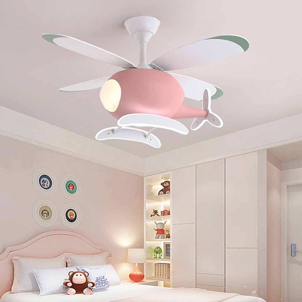 Ronave - Plafondventilator Lamp Helicopter Design Vier Bladen - Image 10