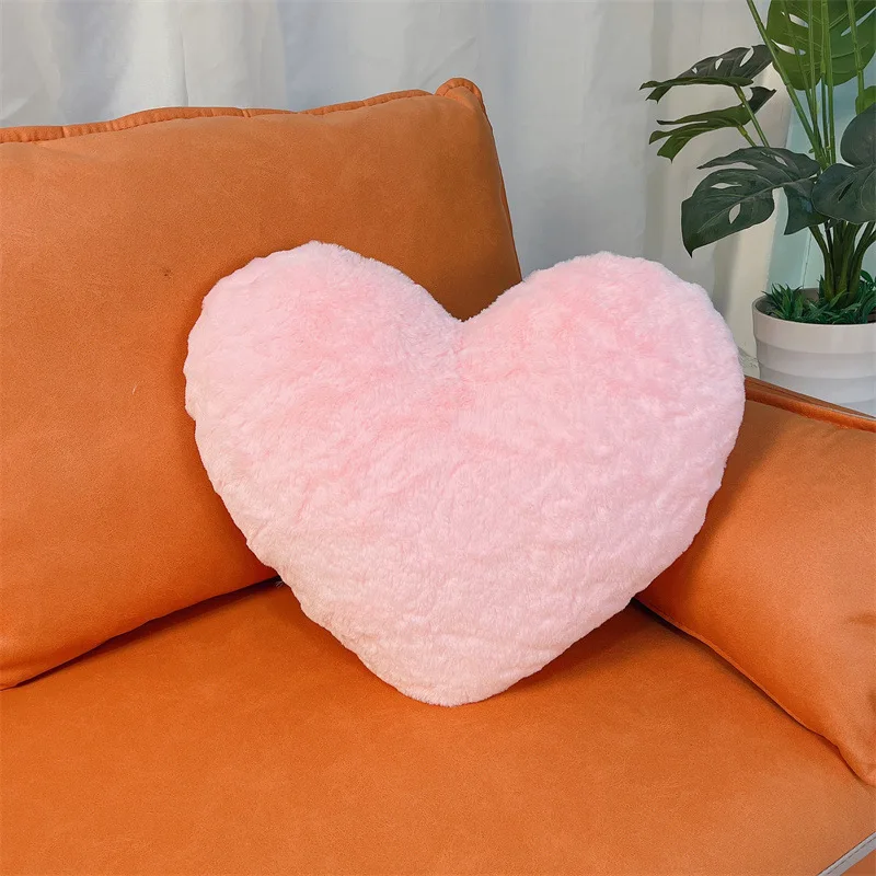 Roselinde – Roze Hart Sierkussen 30x40CM - Image 2