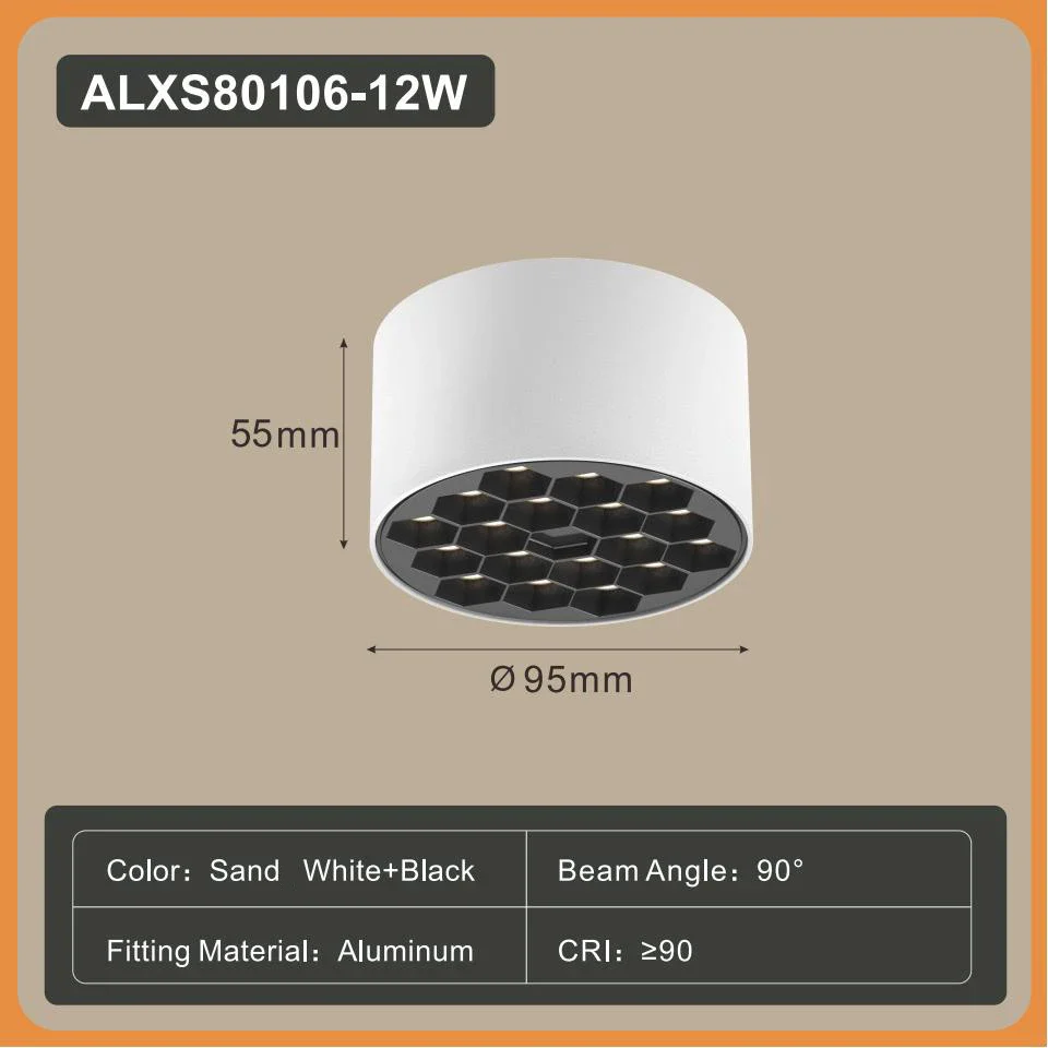 Senviro – LED Opbouw Plafondspot 12W 20W 30W