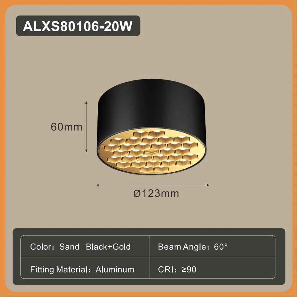 Senviro – LED Opbouw Plafondspot 12W 20W 30W - Image 11