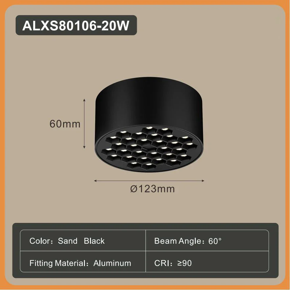 Senviro – LED Opbouw Plafondspot 12W 20W 30W - Image 12