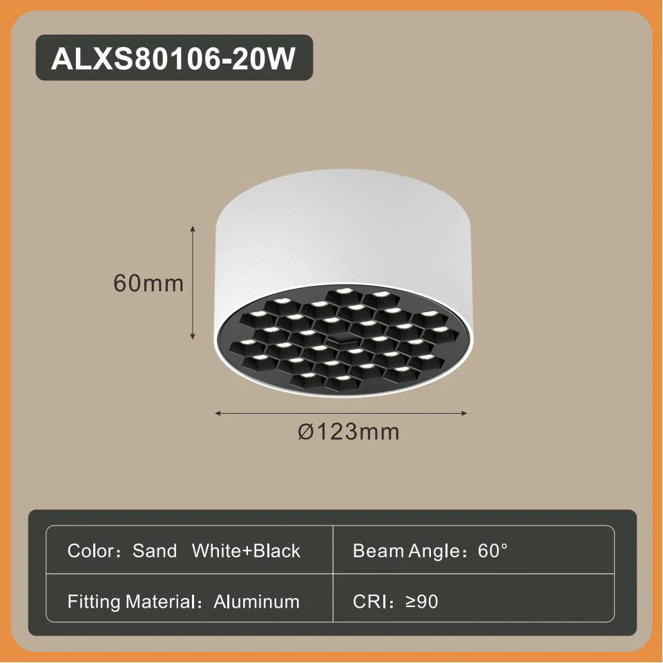Senviro – LED Opbouw Plafondspot 12W 20W 30W - Image 13