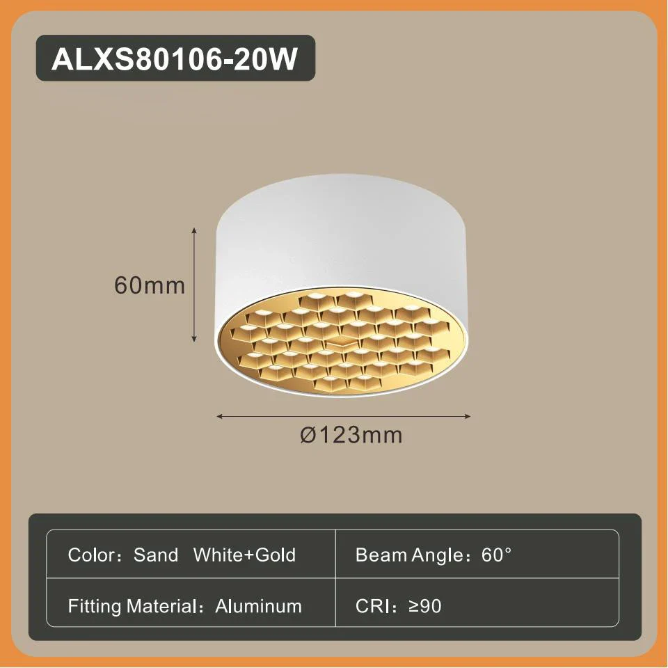 Senviro – LED Opbouw Plafondspot 12W 20W 30W - Image 14