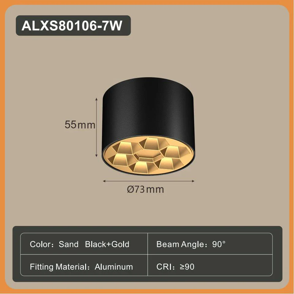 Senviro – LED Opbouw Plafondspot 12W 20W 30W - Image 3