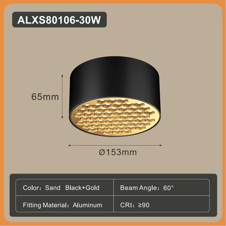 Senviro – LED Opbouw Plafondspot 12W 20W 30W - Image 7