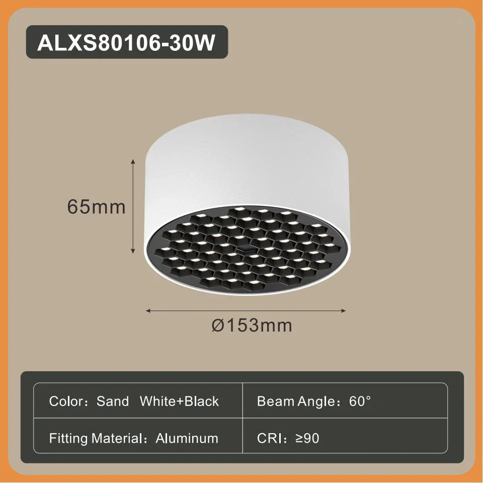 Senviro – LED Opbouw Plafondspot 12W 20W 30W - Image 9