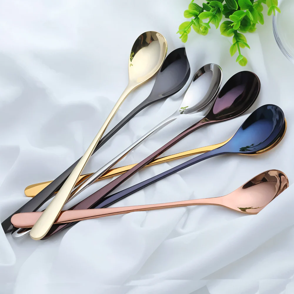 Seravell – Luxe Dessertlepels Set 4 Of 6 Delig - Image 4