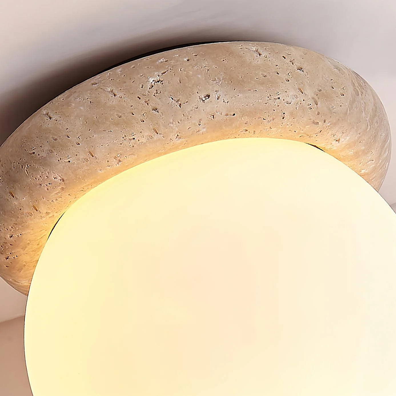 Serica - Travertin LED Plafondlamp - Image 5