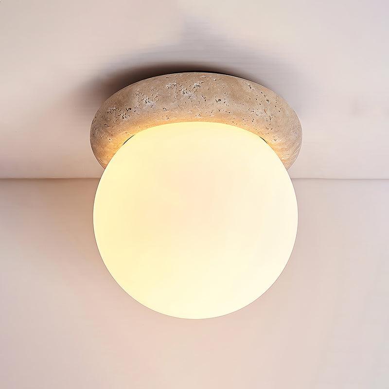 Serica - Travertin LED Plafondlamp - Image 6
