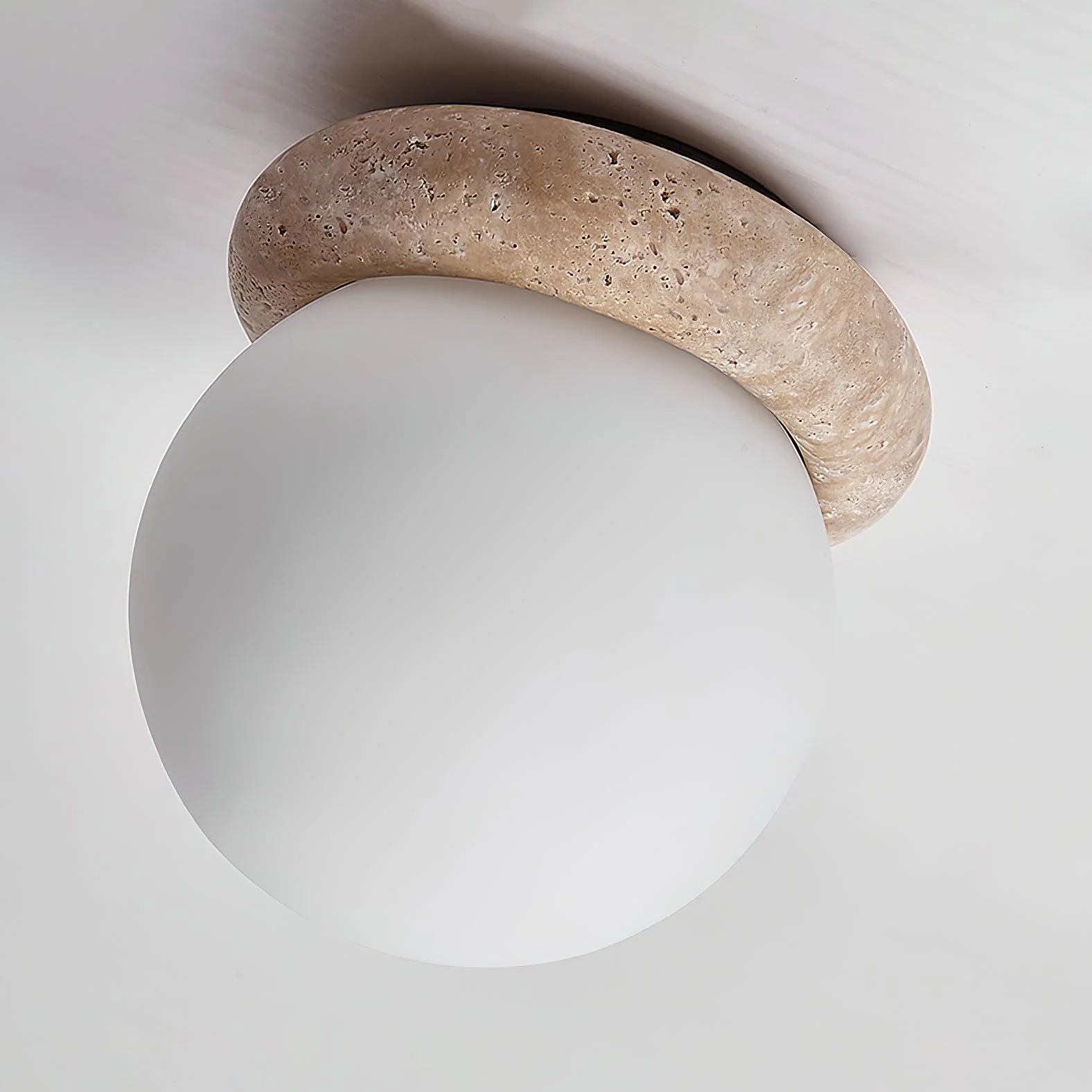 Serica - Travertin LED Plafondlamp - Image 7