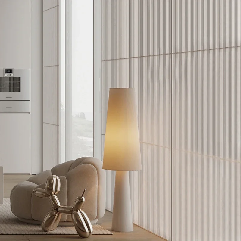 Sivora – Wabi Sabi Vloerlamp Met Stoffen Kap - Image 3