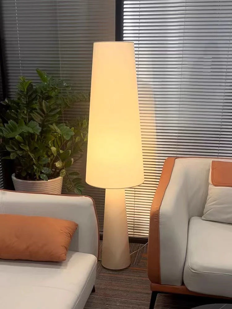 Sivora – Wabi Sabi Vloerlamp Met Stoffen Kap - Image 4