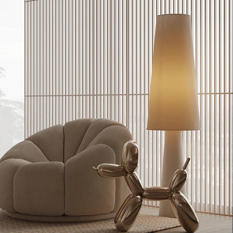 Sivora – Wabi Sabi Vloerlamp Met Stoffen Kap - Image 5