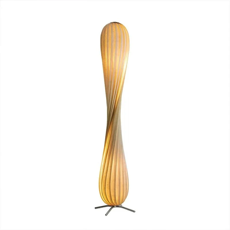 Solavel – Scandinavische Gedraaide Vloerlamp - Image 2