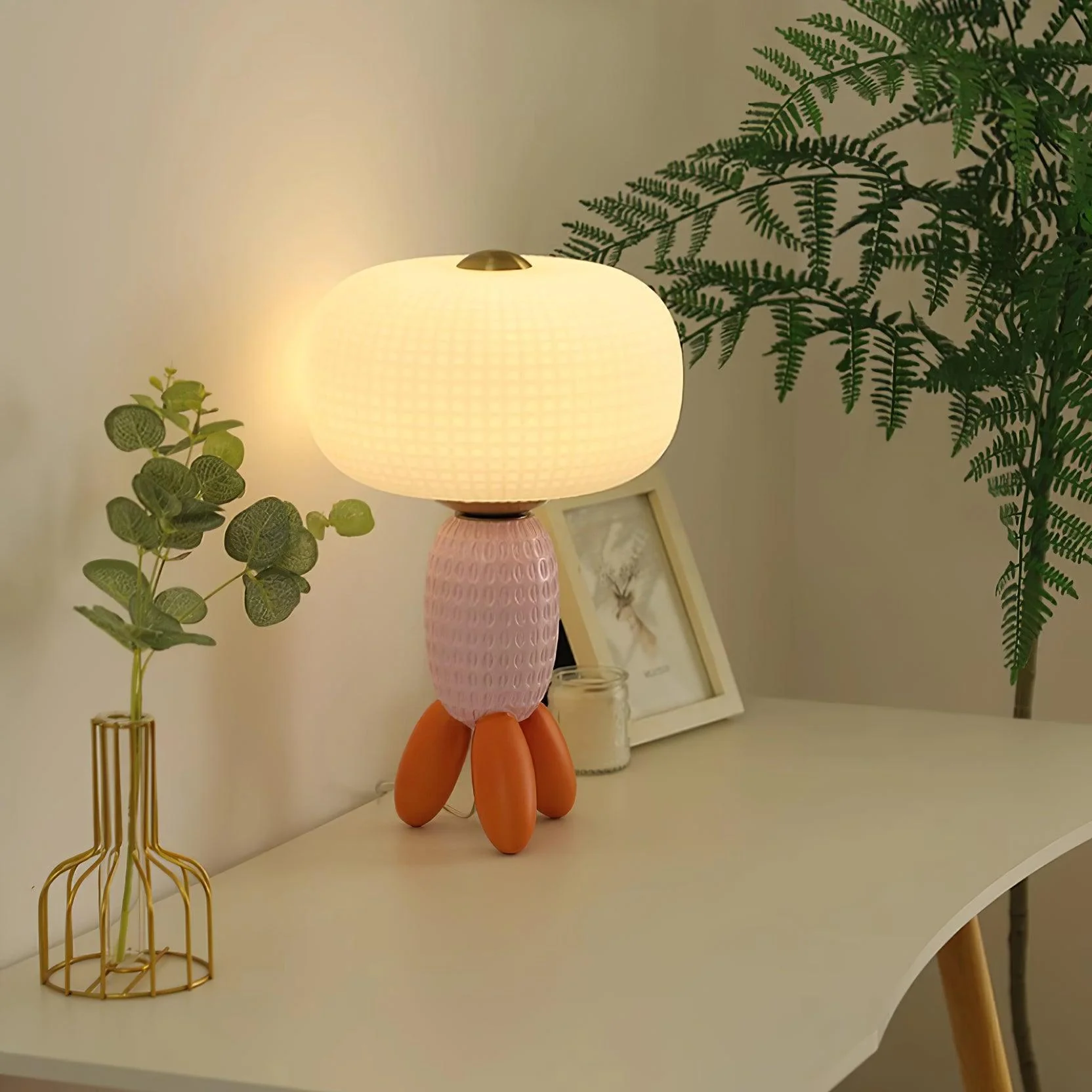 Solenya – Speelse Tafellamp met Glazen Ballonvormen - Image 12