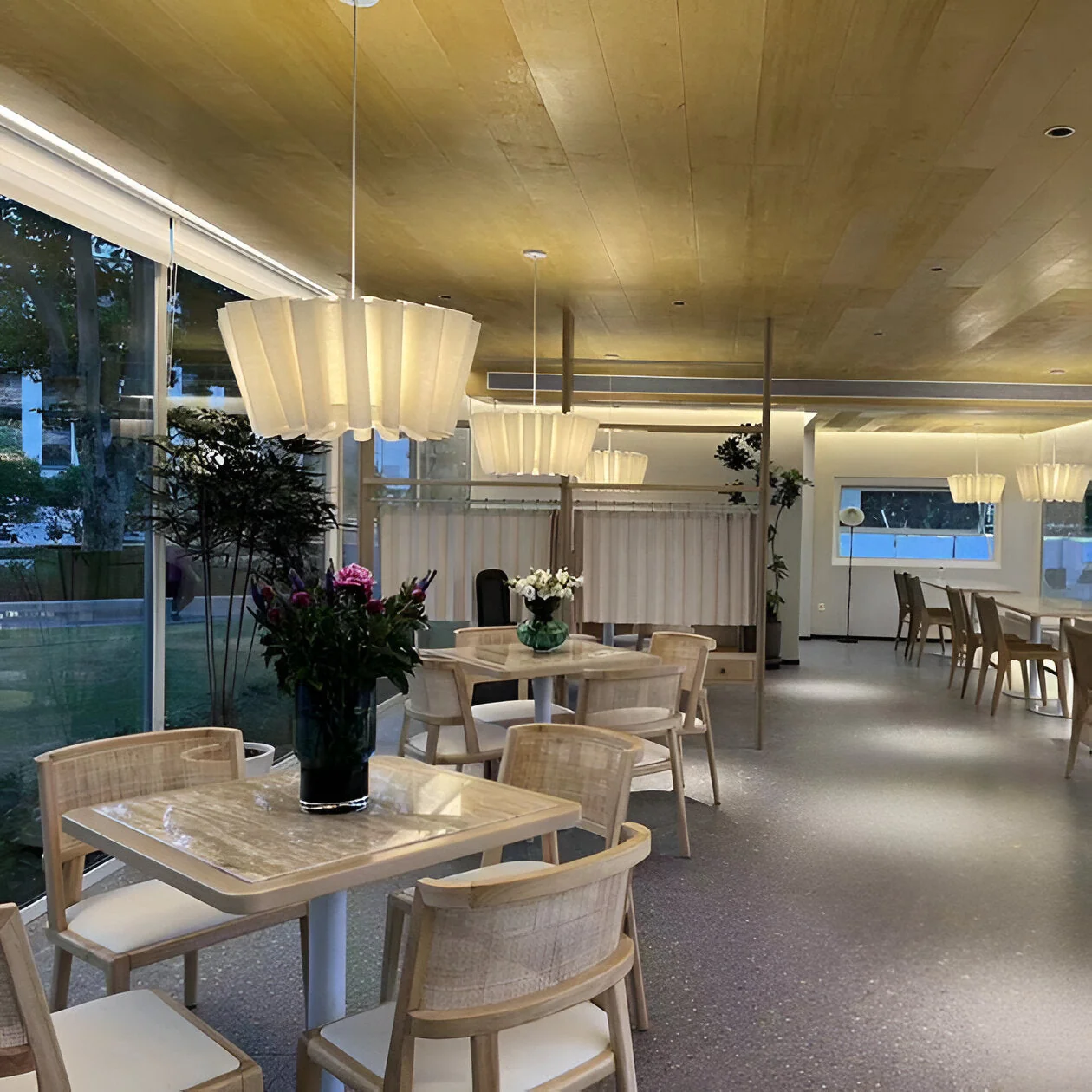 Solmara - Nordic Crème Stoffen Hanglamp - Image 15