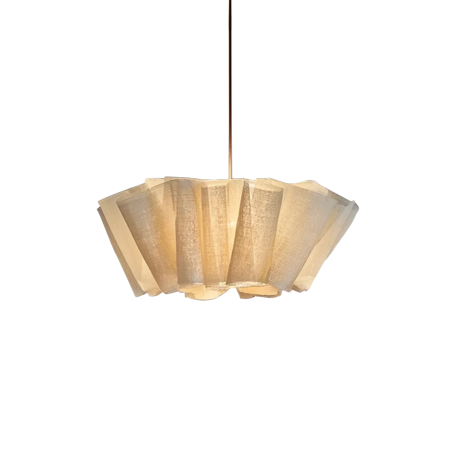 Solmara - Nordic Crème Stoffen Hanglamp - Image 2
