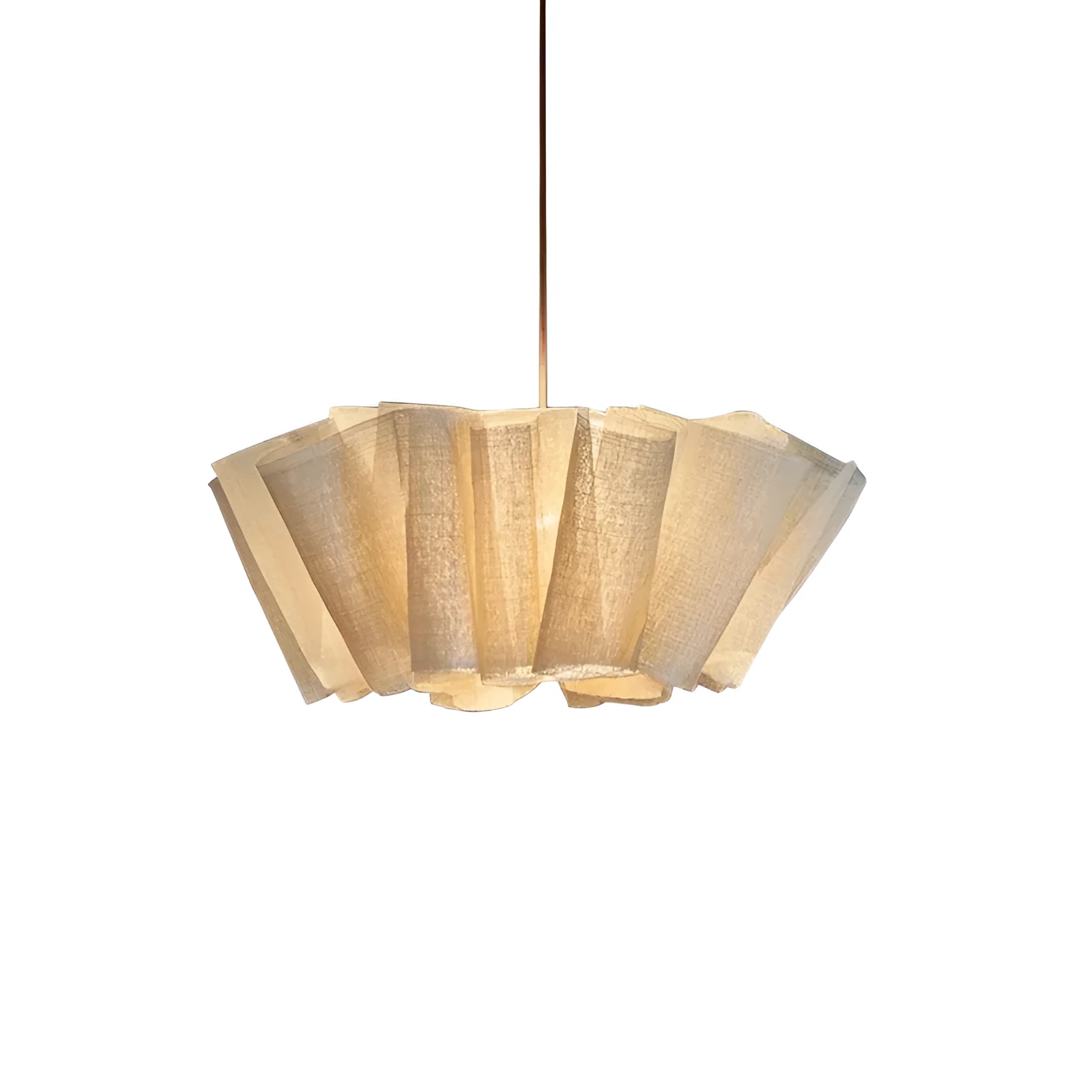 Solmara - Nordic Crème Stoffen Hanglamp - Image 3