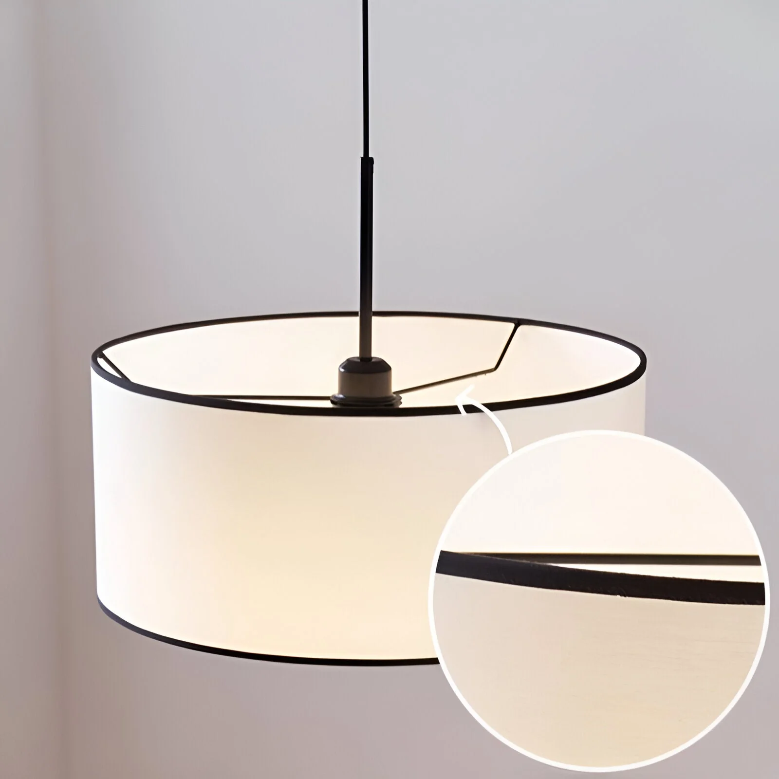 Solvanna - Nordic Crème Stoffen Hanglamp - Image 11