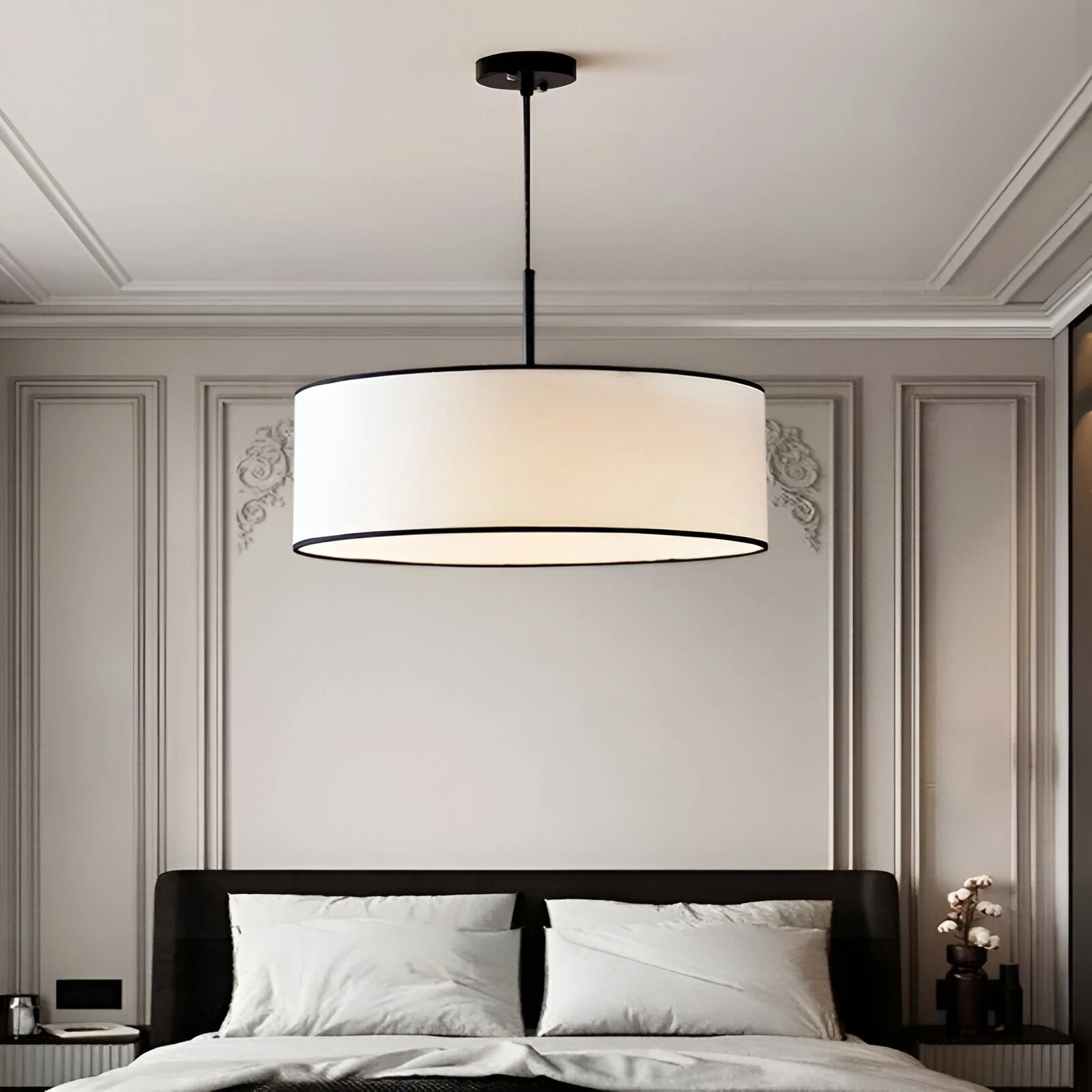 Solvanna - Nordic Crème Stoffen Hanglamp - Image 3