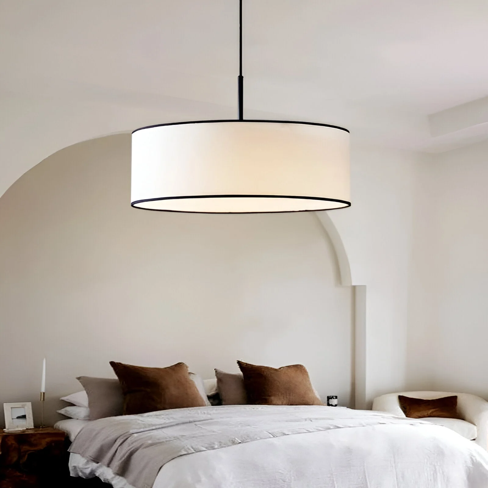 Solvanna - Nordic Crème Stoffen Hanglamp - Image 4