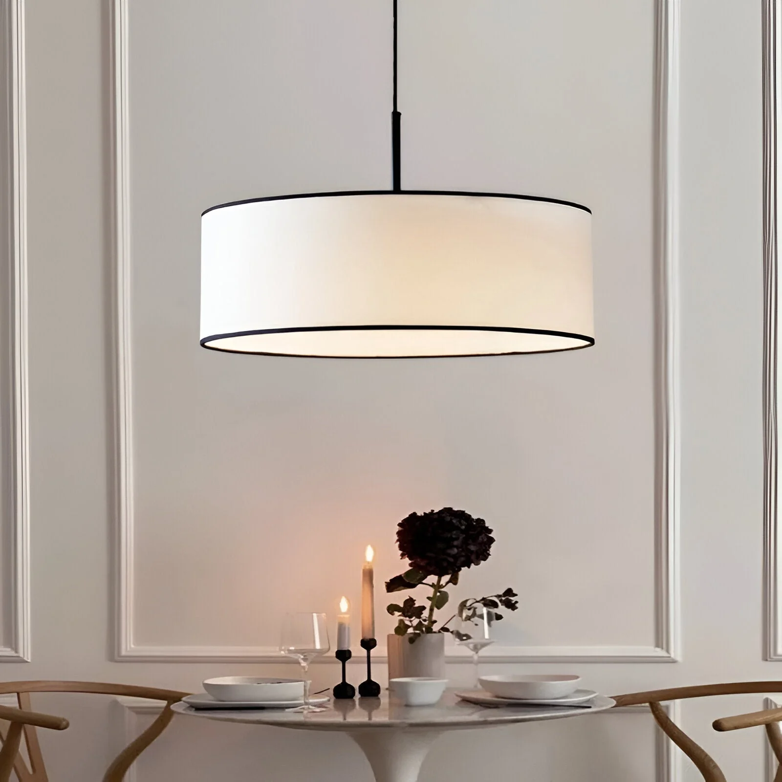 Solvanna - Nordic Crème Stoffen Hanglamp - Image 6