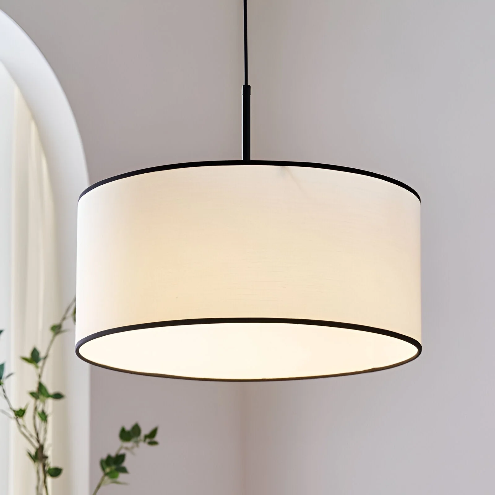 Solvanna - Nordic Crème Stoffen Hanglamp - Image 9