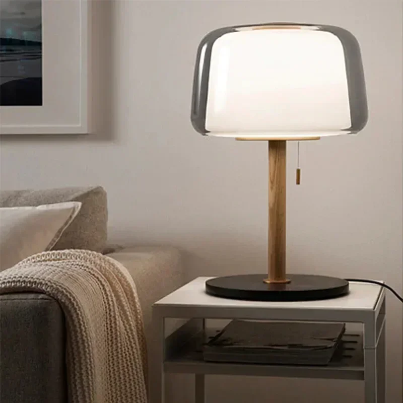 Solvara - Scandinavische Tafellamp Glazen Designlamp voor Slaapkamer en Woonkamer - Image 3
