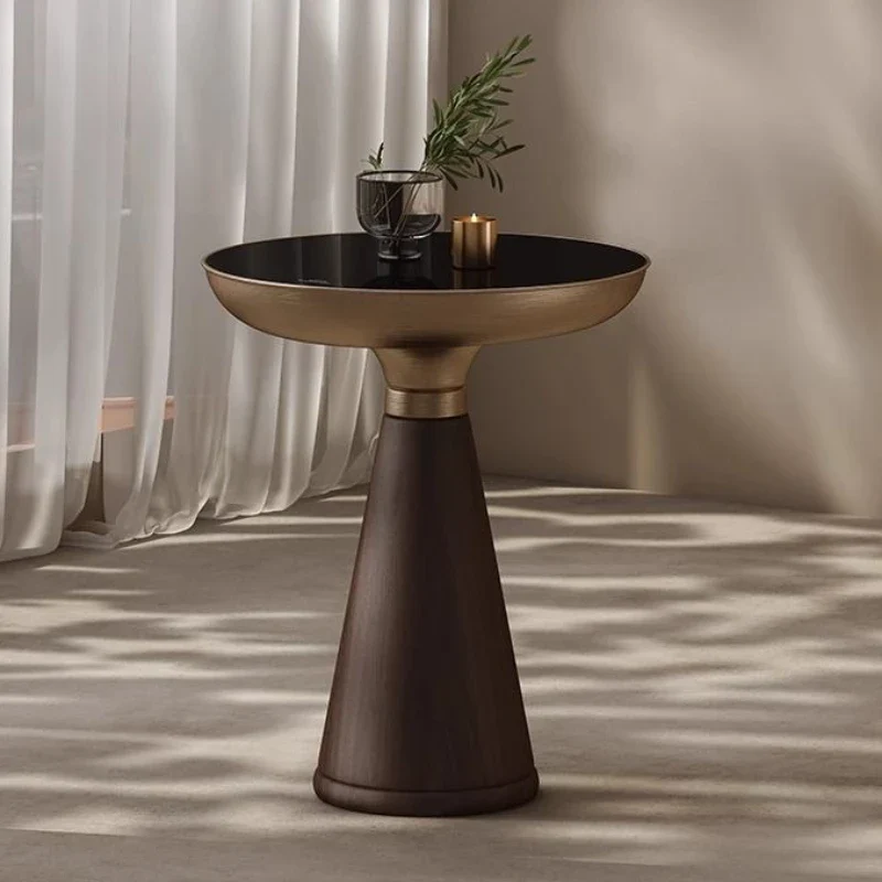 Solvaynne - Nordic Ronde Houten Salontafel Luxe Design