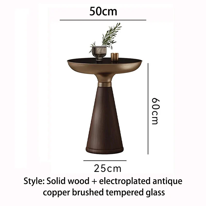 Solvaynne - Nordic Ronde Houten Salontafel Luxe Design - Image 2