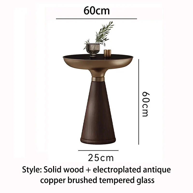 Solvaynne - Nordic Ronde Houten Salontafel Luxe Design - Image 3