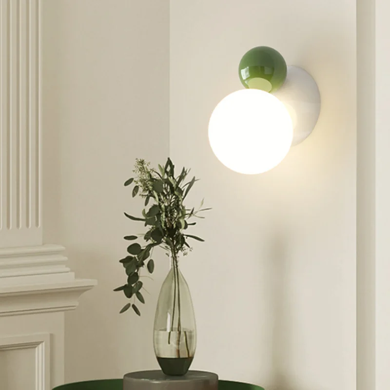 Solvéra – Nordic LED Wandlamp Crème Stijl Kinderkamer - Image 4