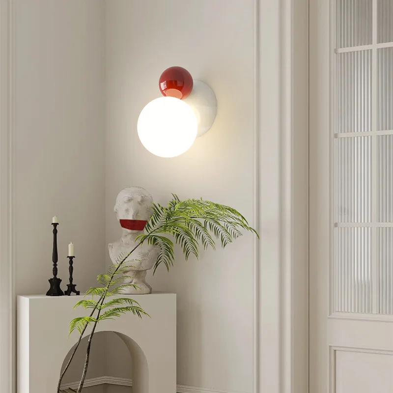 Solvéra – Nordic LED Wandlamp Crème Stijl Kinderkamer - Image 7
