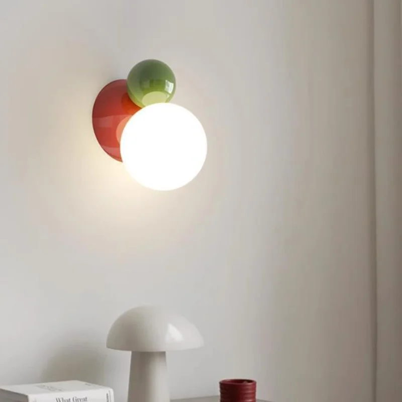 Solvéra – Nordic LED Wandlamp Crème Stijl Kinderkamer - Image 8