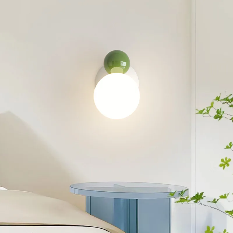 Solvéra – Nordic LED Wandlamp Crème Stijl Kinderkamer - Image 9