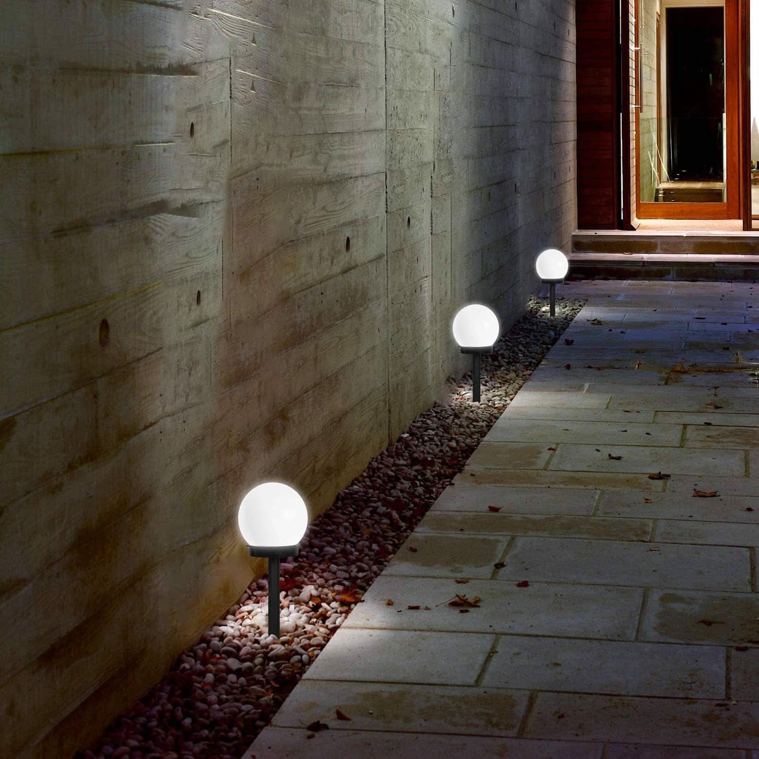 Solvieran – Moderne Globe Solar LED Tuinlamp Stake - Image 9