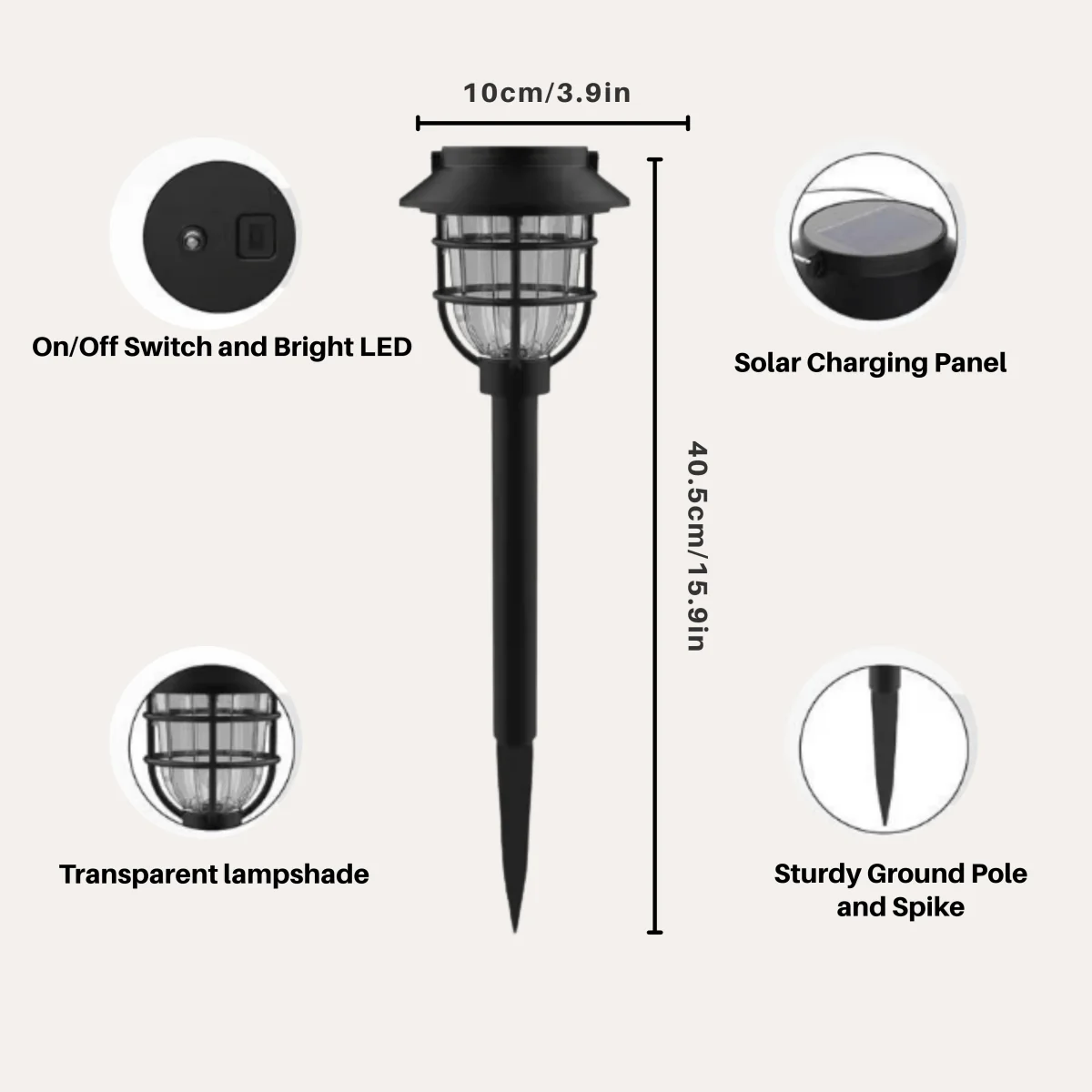 Solvique – Vintage Solar LED Padverlichting - Image 6