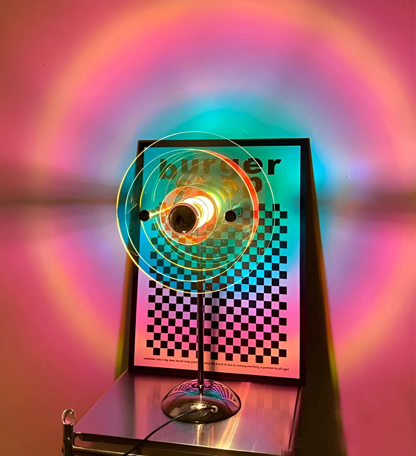 Sylinaea - Retro Schijf LED Tafellamp - Image 11