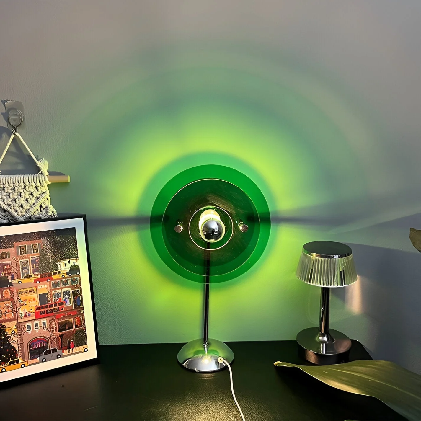 Sylinaea - Retro Schijf LED Tafellamp - Image 13