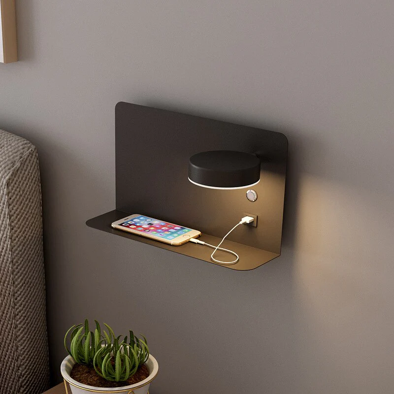 Sylvaris - LED Bedlamp Wandlamp met USB Oplader - Image 5